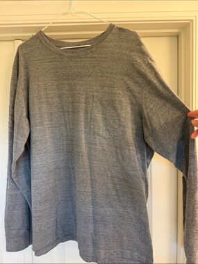 Tennessee- State of Mind Men's Long Sleeve Pocket Tee - Heather Gray